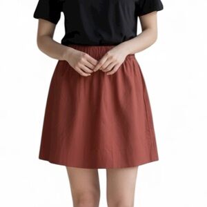 J. Crew A-Line Skirt in Rosewood